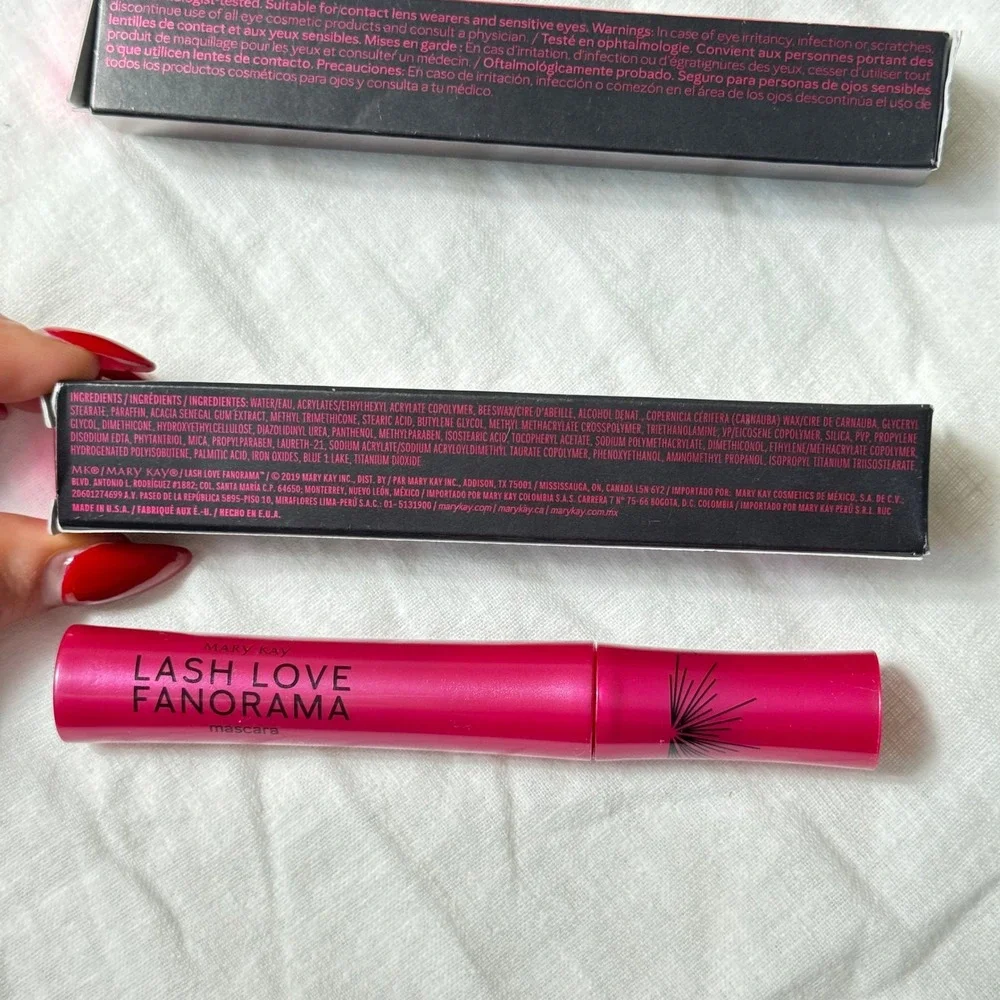 Mary Kay Lash Love Fanorama Mascara Women's 0.28oz I Love Black Lot of 2 NEW